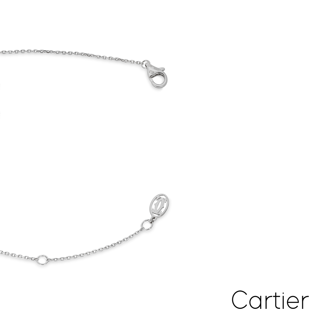 Cartier White Gold Diamond D'Amour XS Necklace B7224515
